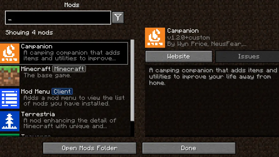 Mod Menu