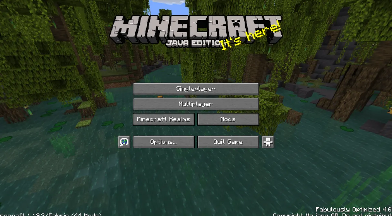 Title screen